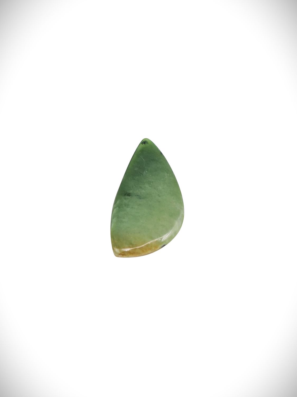 Moko Pounamu Marsden Flower Greenstone Free Form Cabochon #184