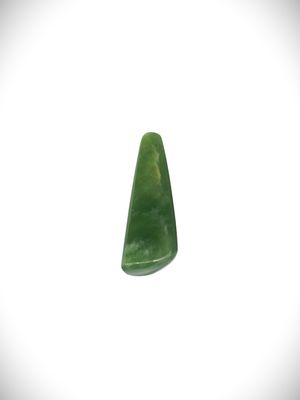 Moko Pounamu Kahurangi Flower Greenstone Free Form Cabochon #185