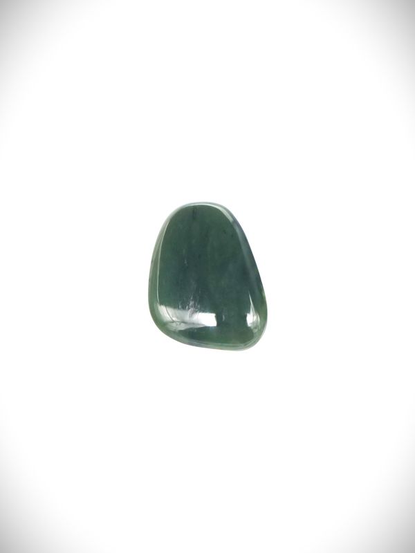 Moko Pounamu Kawakawa Greenstone Free Form Cabochon #191