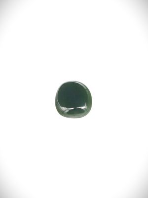 Moko Pounamu Kawakawa Greenstone Free Form Cabochon #198