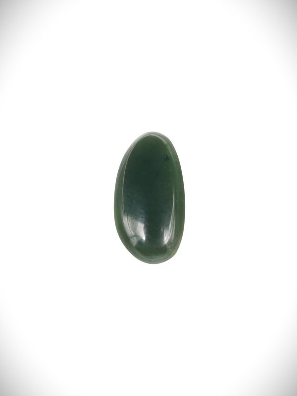 Moko Pounamu Kawakawa Greenstone Free Form Cabochon #189
