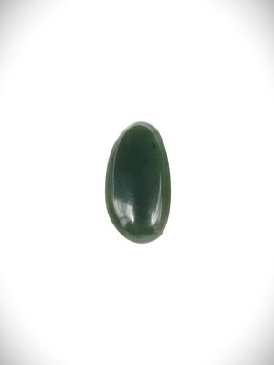 Moko Pounamu Kawakawa Greenstone Free Form Cabochon #189