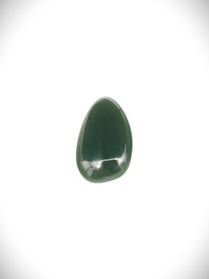 Moko Pounamu Kawakawa Greenstone Free Form Cabochon #190