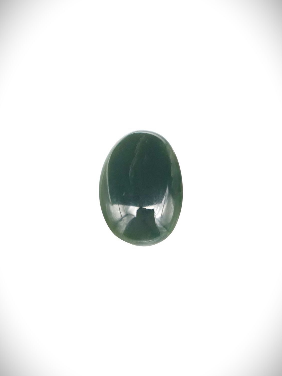 Moko Pounamu Kawakawa Greenstone Free Form Cabochon #193
