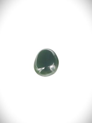 Moko Pounamu Kawakawa Greenstone Free Form Cabochon #195