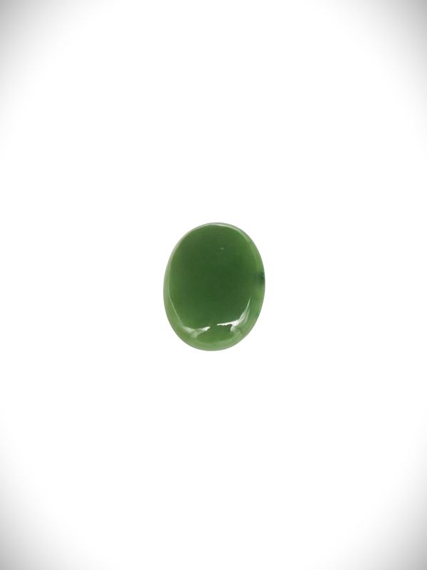 Moko Pounamu Kahurangi Greenstone oval Cabochon #197