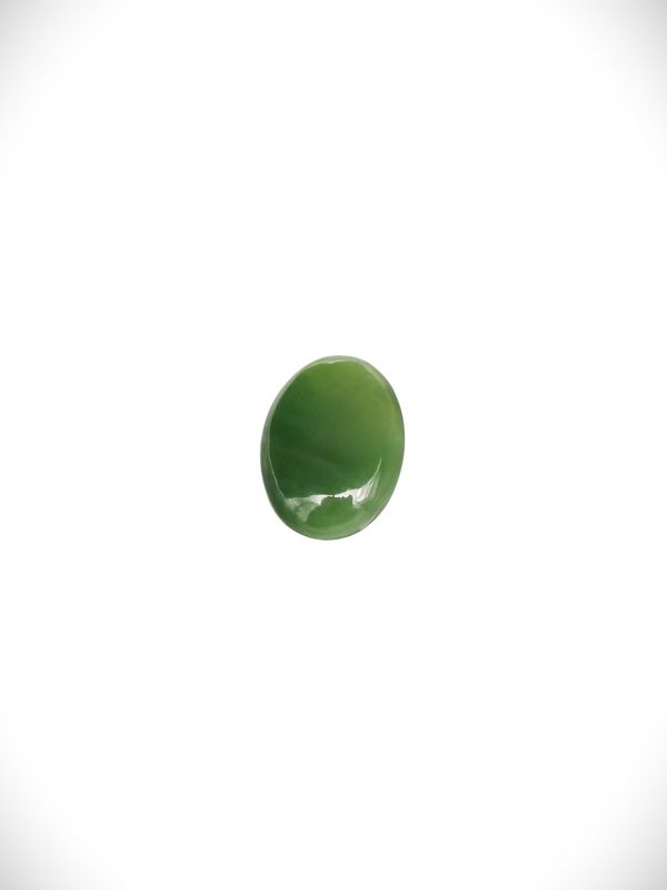 Moko Pounamu Kahurangi Greenstone oval Cabochon #199