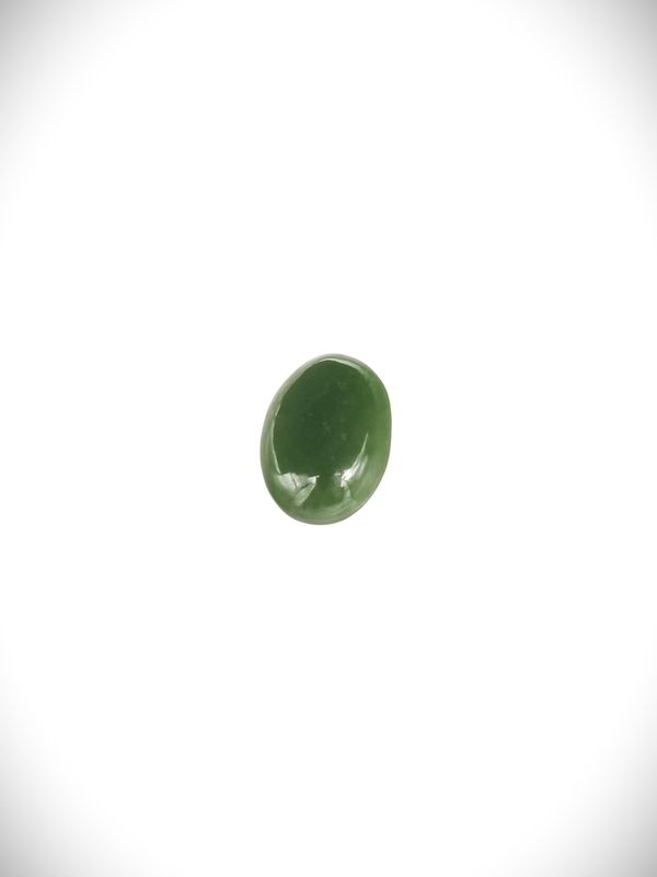 Moko Pounamu Kawakawa Greenstone oval Cabochon #201