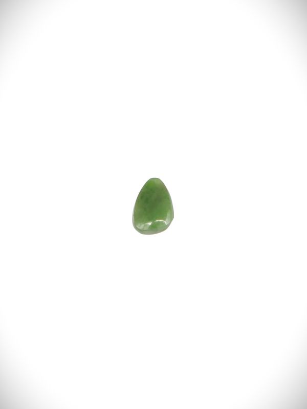 Moko Pounamu Kahurangi Greenstone Pear Cabochon #208