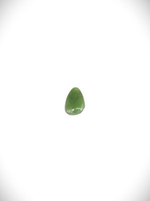 Moko Pounamu Kahurangi Greenstone Pear Cabochon #208