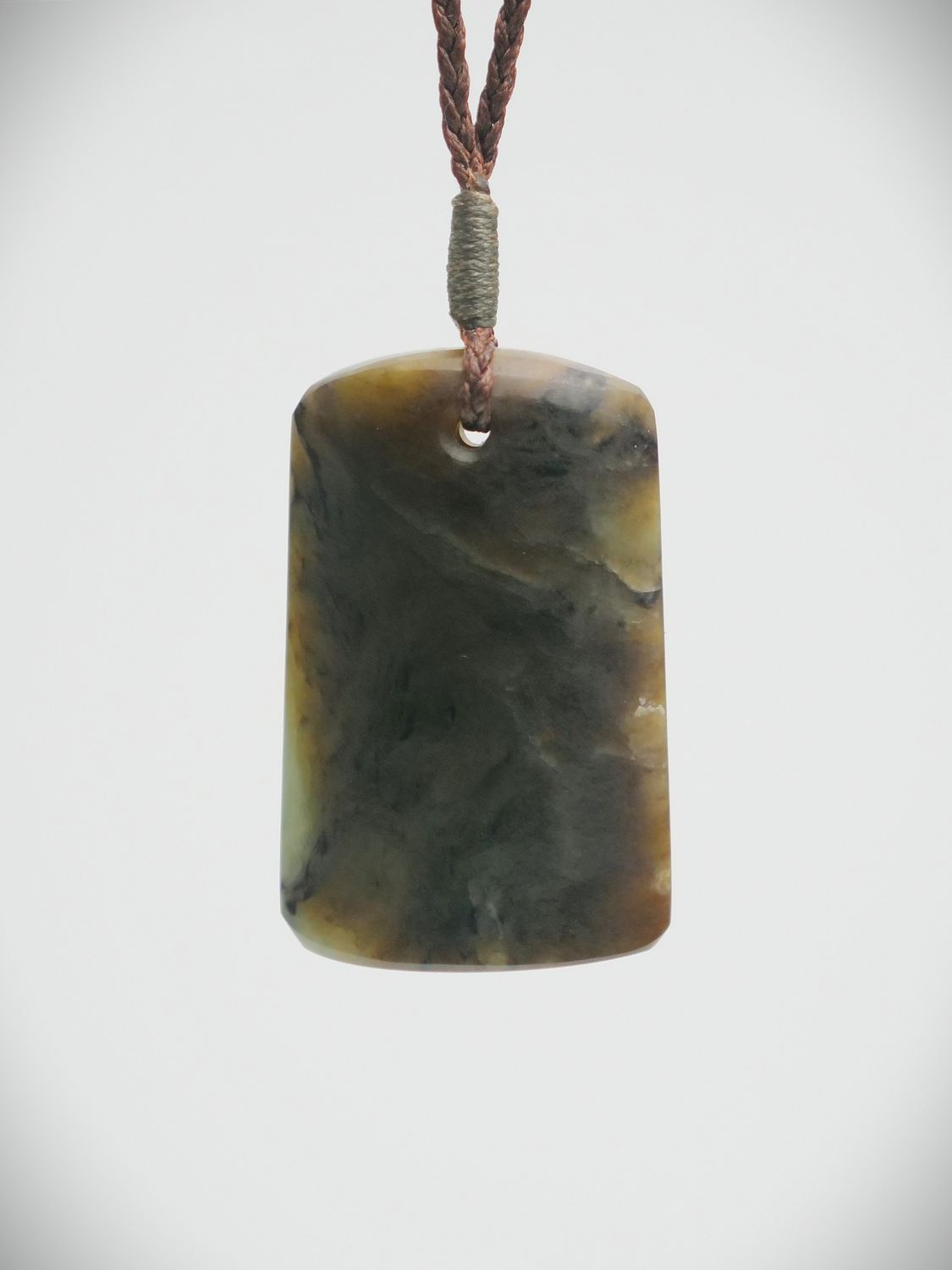 Moko Pounamu Kuru  NZ Genuine Inanga & Totoweka Greenstone - Waitawa