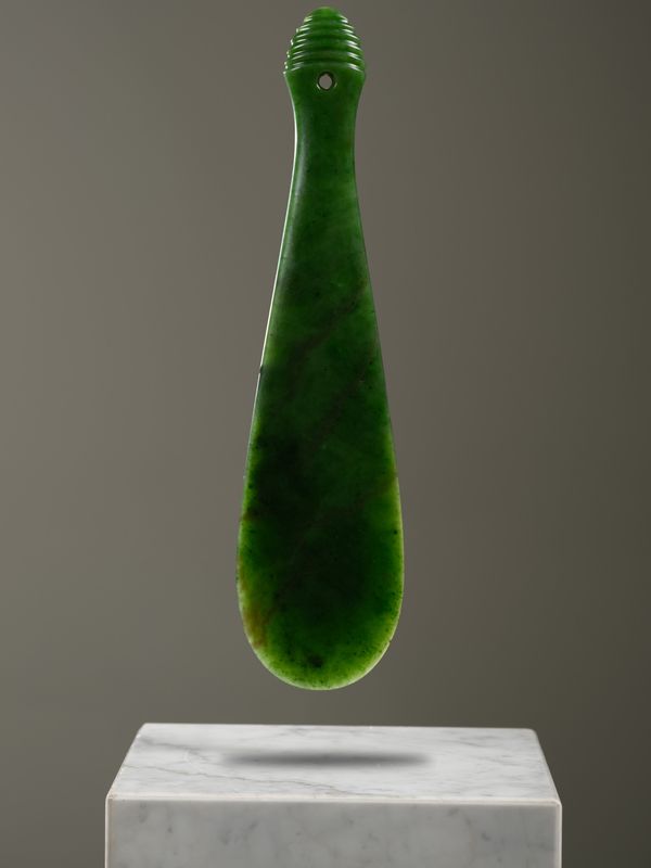 Moko Pounamu Mere NZ Genuine Kahurangi Pounamu - Kokiri