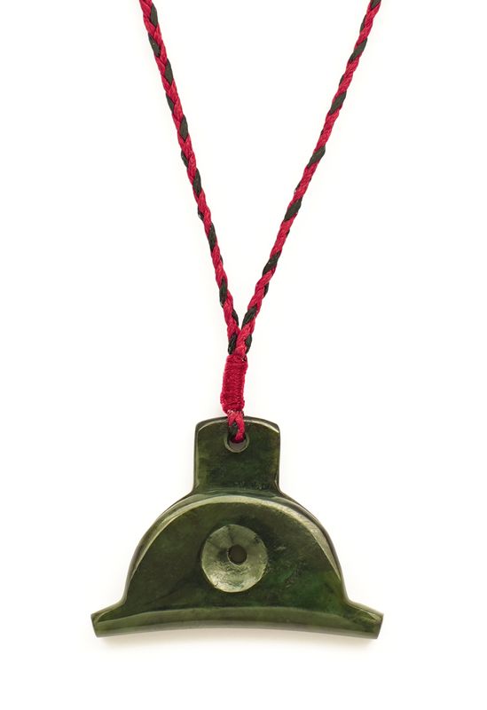 Moko Pounamu Crusaders Genuine Greenstone Shepherds Whistle CSW1