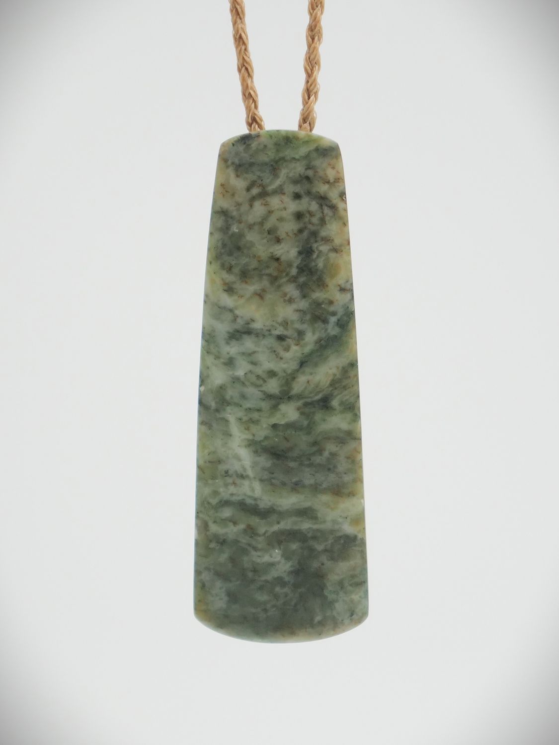 Moko Pounamu Toki NZ Genuine Vulcanised Te Tau Ihu (Nelson) Kokopu Greenstone - Tikotatahi