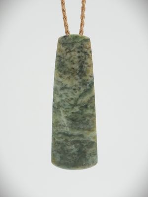 Moko Pounamu Toki NZ Genuine Vulcanised Te Tau Ihu (Nelson) Kokopu Greenstone - Tikotatahi