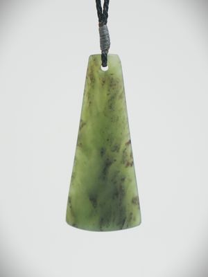 Moko Pounamu Kuru  NZ Genuine Inanga & Totoweka Greenstone - Punawai