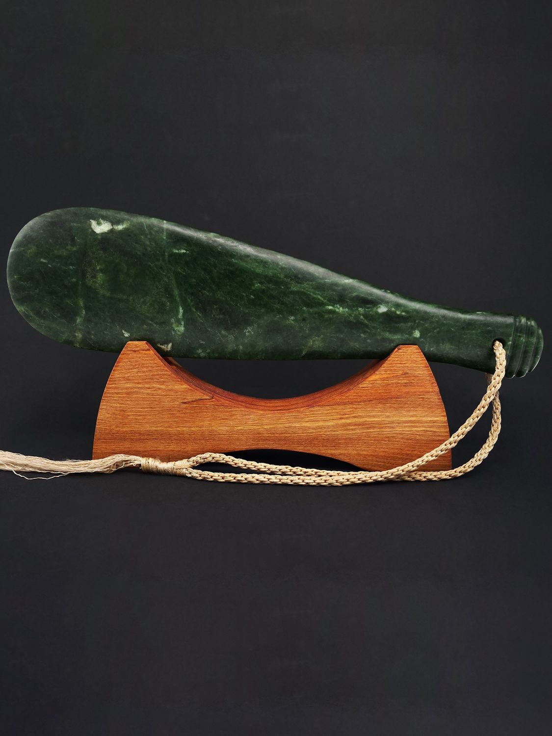 Moko Pounamu Mere NZ Genuine Kahotea  Pounamu - Waihapa