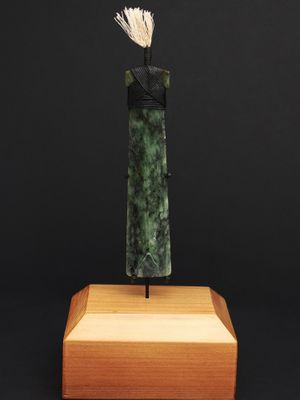 Moko Pounamu Toki NZ Genuine Totoweka Greenstone - Kiteroa