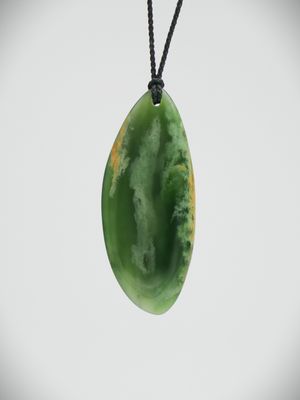 Moko Pounamu Roimata (Teardrop) NZ Genuine Kahurangi Flower Greenstone - Mahara