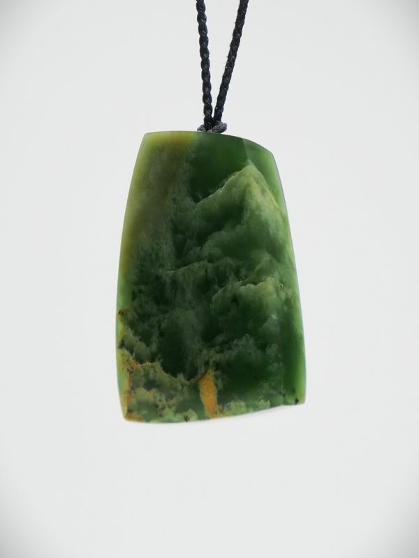 Moko Pounamu Kuru NZ Genuine Kahurangi Flower Greenstone - Mahinepua