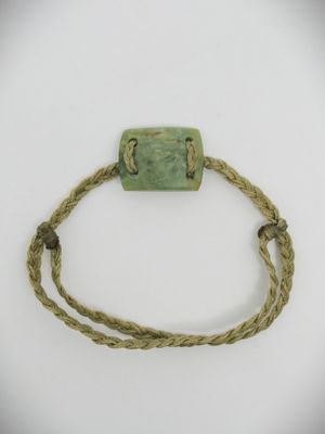 Moko Pounamu Adjustable Bracelet NZ Genuine Marsden Flower Greenstone 12609