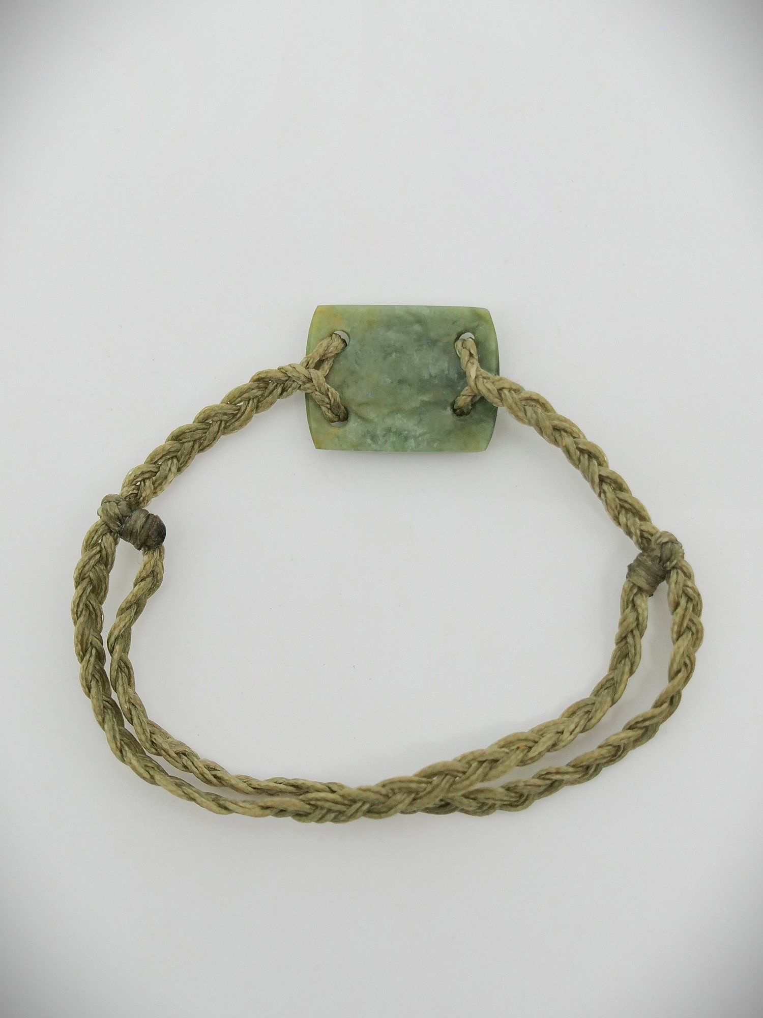 Moko Pounamu Adjustable Bracelet NZ Genuine Marsden Flower Greenstone 12609