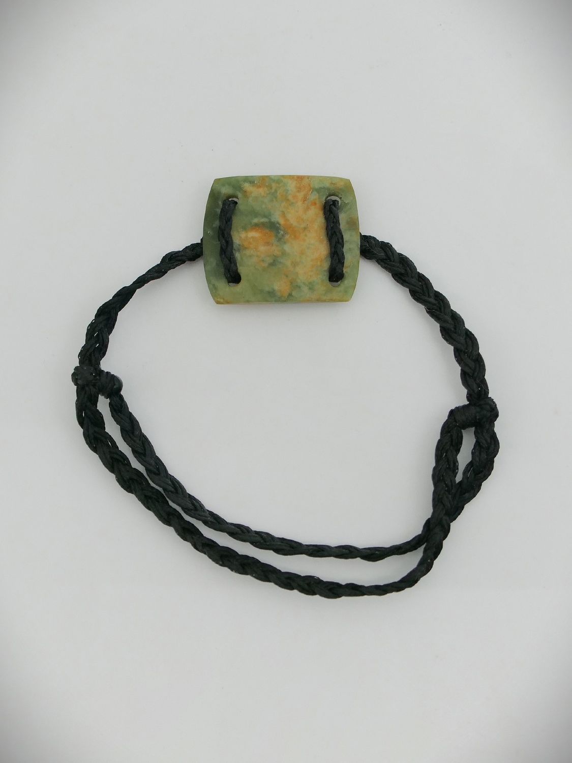 Moko Pounamu Adjustable Bracelet NZ Genuine Marsden Flower Greenstone 12661