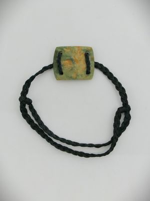 Moko Pounamu Adjustable Bracelet NZ Genuine Marsden Flower Greenstone 12661