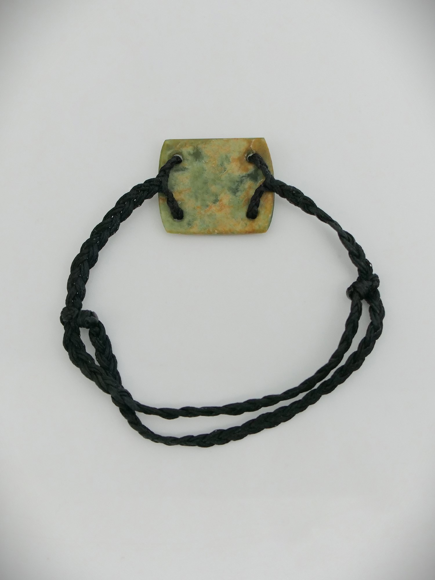 Moko Pounamu Adjustable Bracelet NZ Genuine Marsden Flower Greenstone 12661