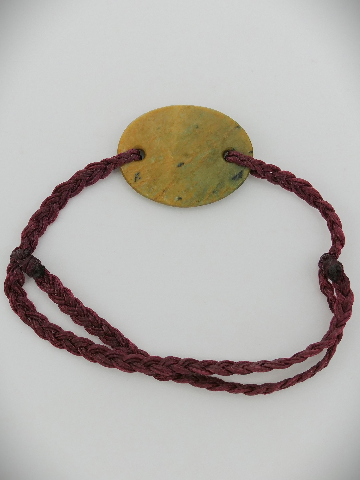 Moko Pounamu Adjustable Bracelet NZ Genuine Marsden Flower Greenstone 12754