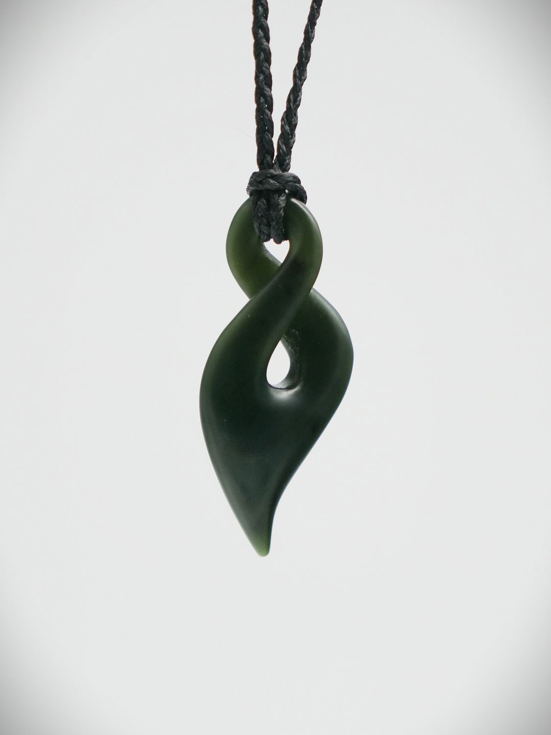 Moko Pounamu Pikorua NZ Genuine Kawakawa Greenstone - Onuku