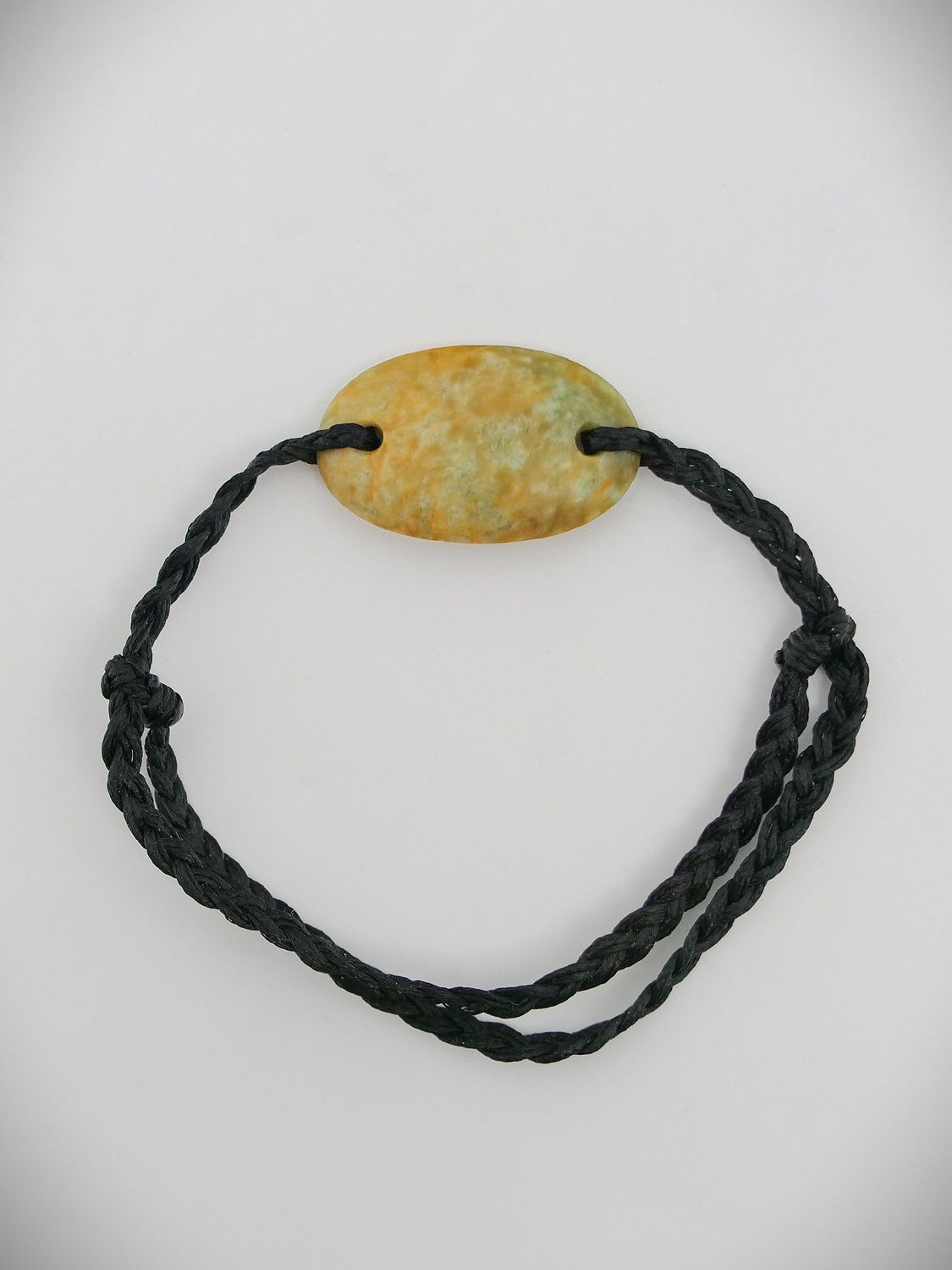 Moko Pounamu Adjustable Bracelet NZ Genuine Marsden Flower Greenstone 12804