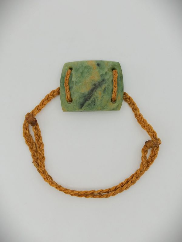 Moko Pounamu Adjustable Bracelet NZ Genuine Marsden Putiputi  Greenstone 12883