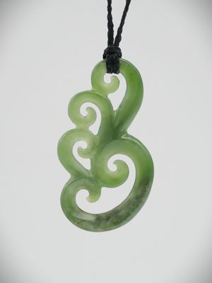 Moko Pounamu Contemporary Design NZ Genuine Kahotea - Mangakahia