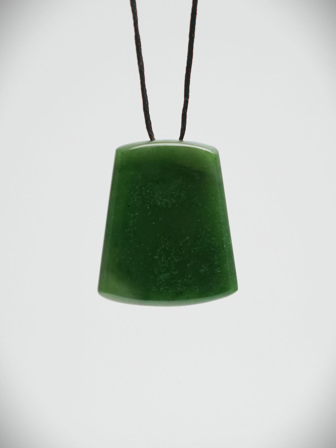 Moko Pounamu Kuru (Drop) NZ Genuine Kawakawa Greenstone - Oratia