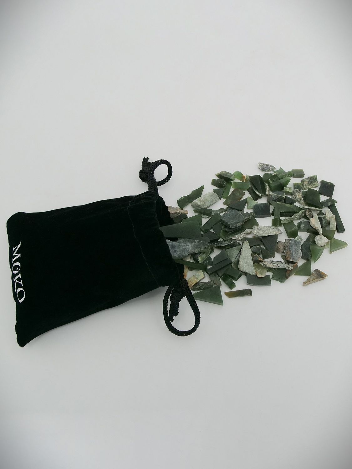 Moko Pounamu Bag of Small Mixed Pounamu Chips