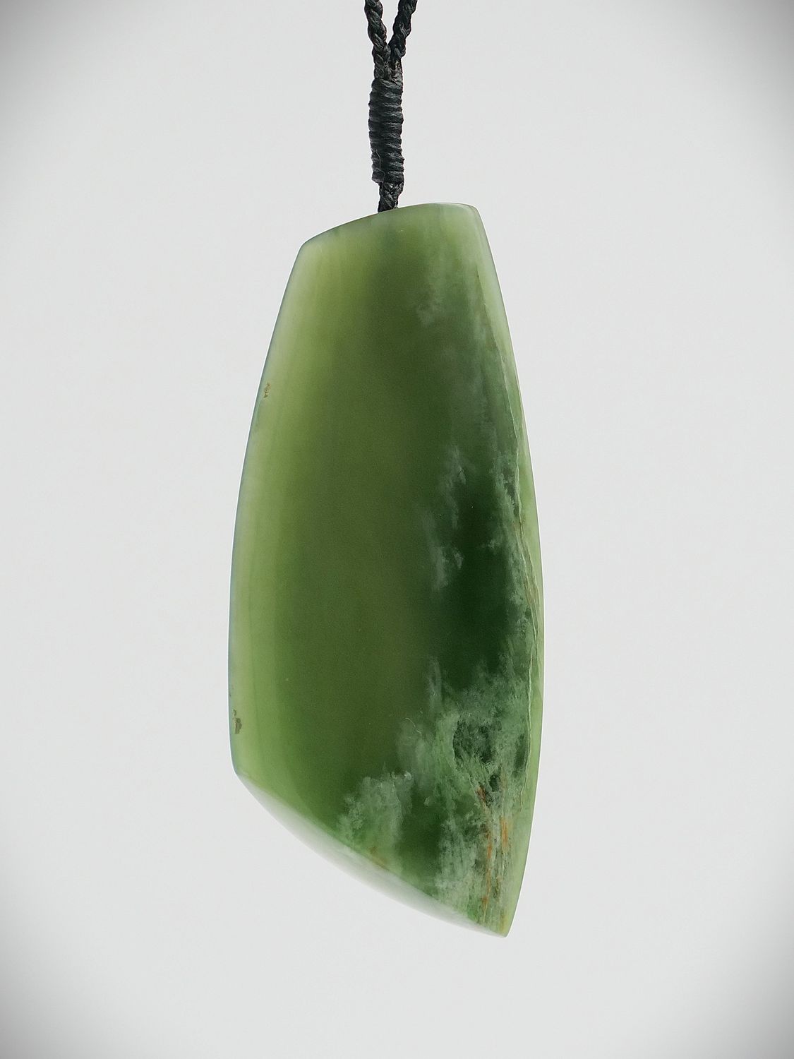 Moko Pounamu Kuru NZ Genuine Kahurangi Flower Greenstone - Ouruhia
