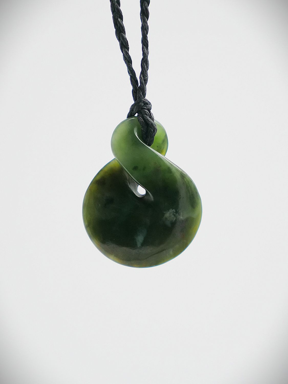 Moko Pounamu Pikorua NZ Genuine Kawakawa  Greenstone - Tutaipatu