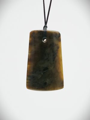 Moko Pounamu Kuru NZ Genuine Totoweka Greenstone - Houhere