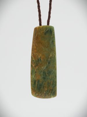 Moko Pounamu Toki NZ Genuine Marsden Flower Greenstone - Kaiapoi