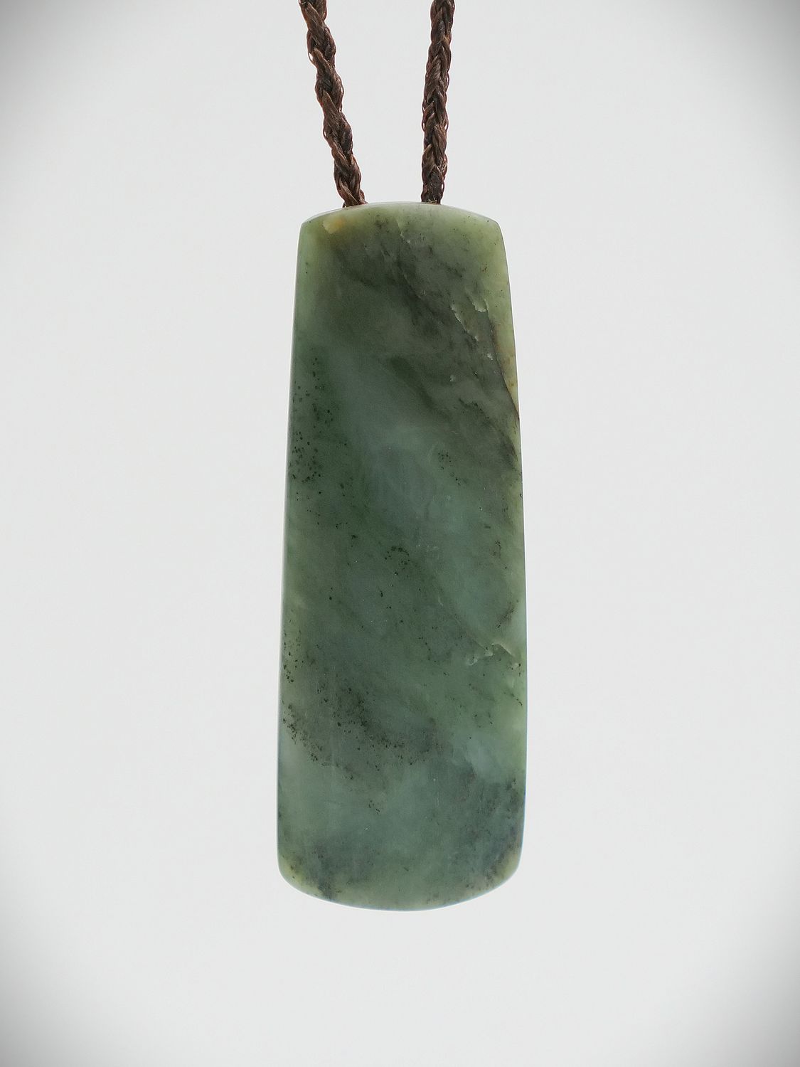 Moko Pounamu Toki NZ Genuine (Nelson) Te Tau Ihu Inanga Greenstone - Omakau