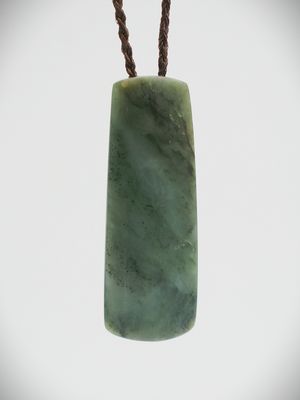 Moko Pounamu Toki NZ Genuine (Nelson) Te Tau Ihu Inanga Greenstone - Omakau