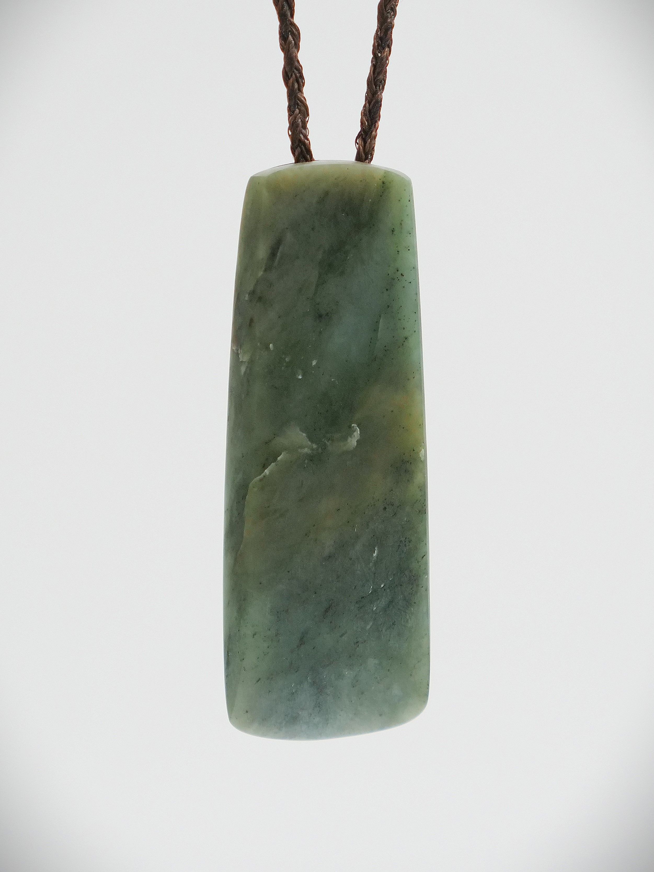 Moko Pounamu Toki NZ Genuine (Nelson) Te Tau Ihu Inanga Greenstone - Omakau