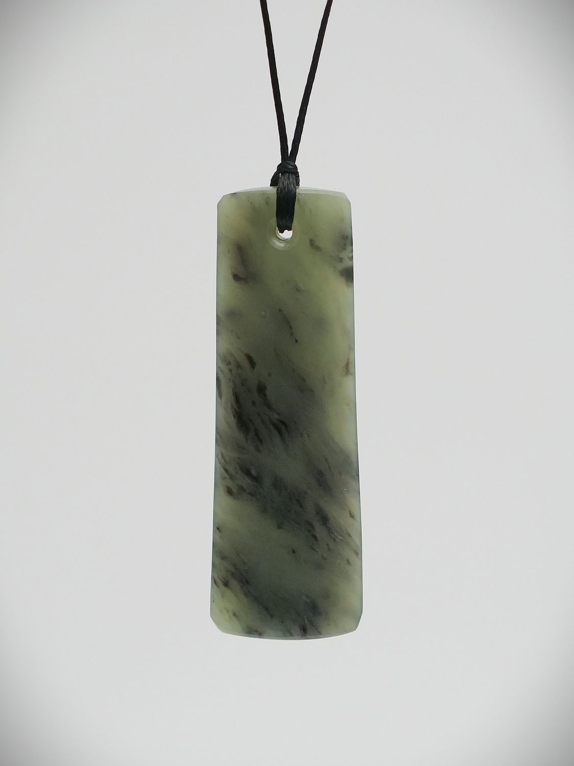 Moko Pounamu Kuru NZ Genuine Inanga & Totoweka Greenstone - Tuaki