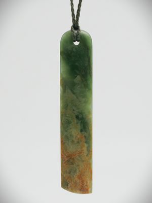 Moko Pounamu Kuru NZ Genuine Kahurangi Flower Greenstone - Mokihinui