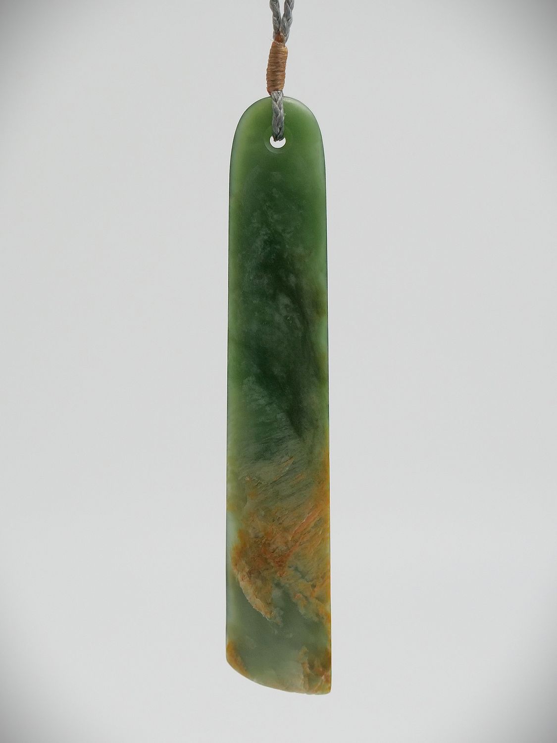Moko Pounamu Kuru NZ Genuine Kahurangi Flower Greenstone - Hapuku