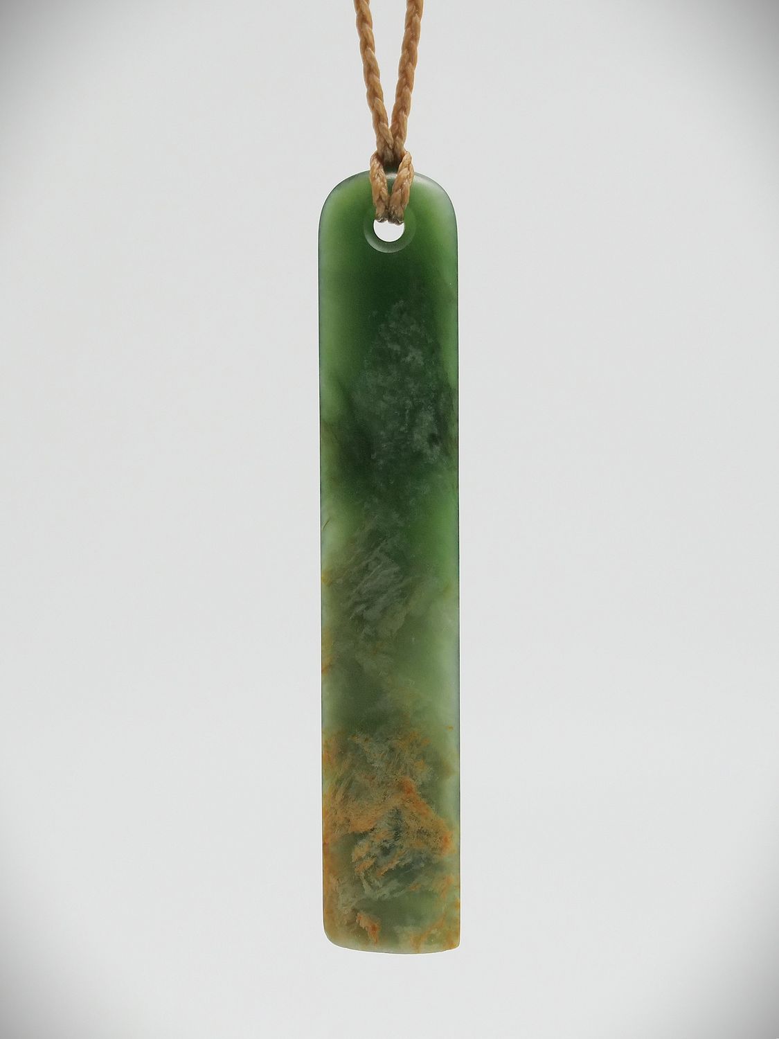 Moko Pounamu Kuru NZ Genuine Kahurangi Flower Greenstone - Waimangaroa