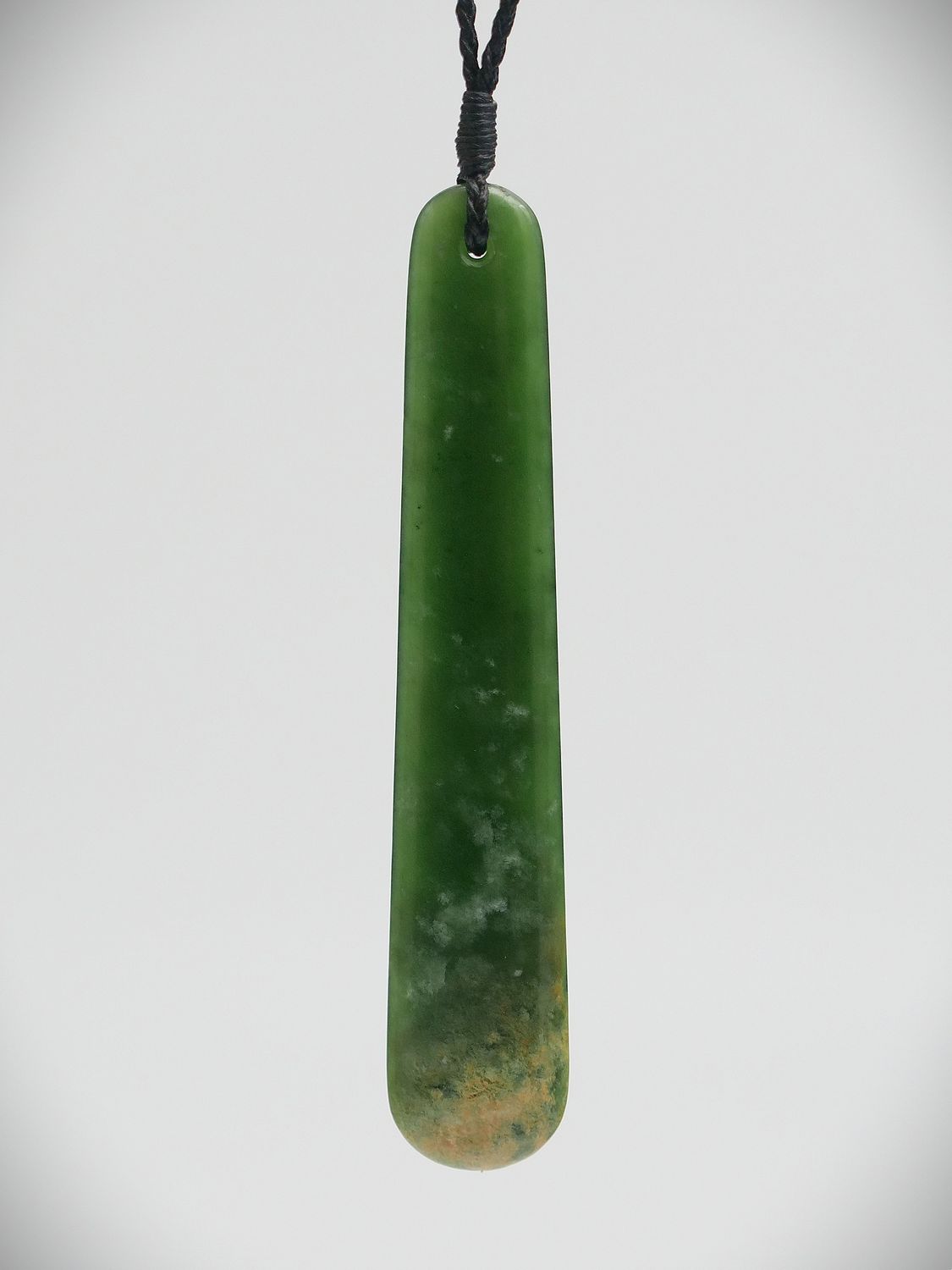 Moko Pounamu Roimata (Teardrop) NZ Genuine Kahurangi Flower Greenstone - Kekerengu