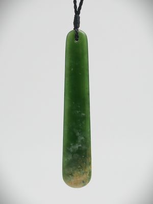 Moko Pounamu Roimata (Teardrop) NZ Genuine Kahurangi Flower Greenstone - Kekerengu