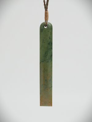 Moko Pounamu Kuru NZ Genuine Kokopu Greenstone - Te Ana Pouri